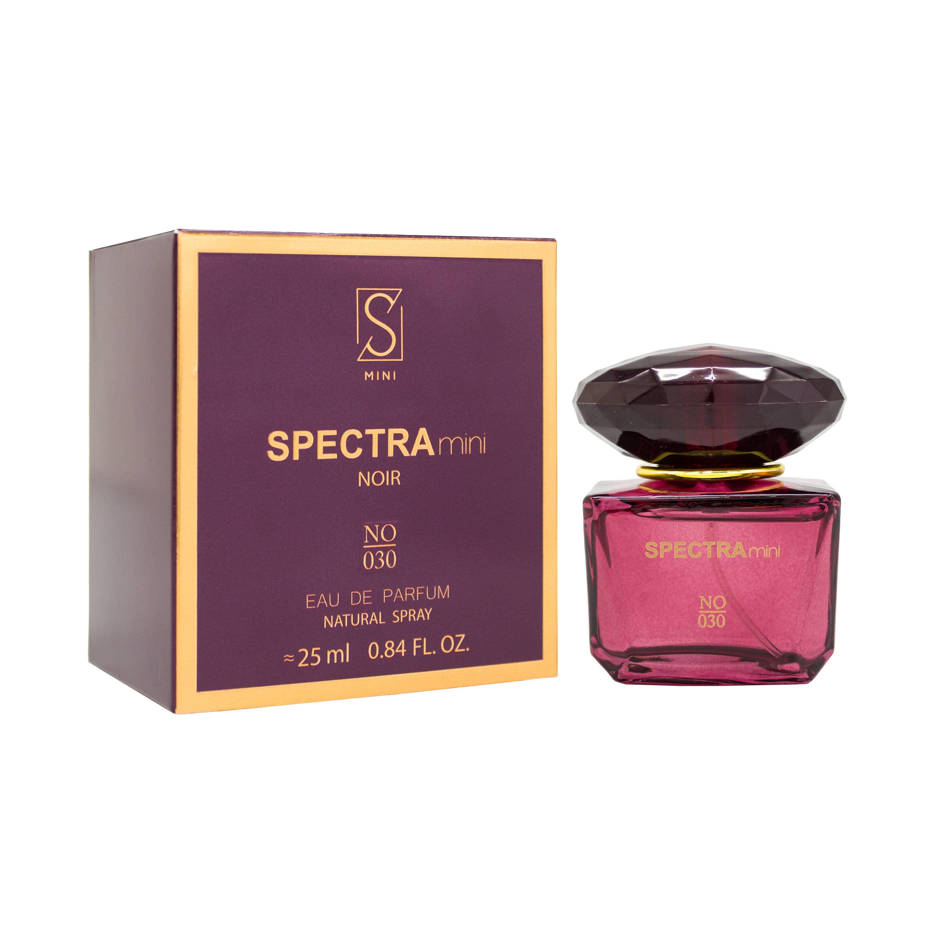 Mini 030 Perfume 25ml with box inspired by Versace Crystal Noir
