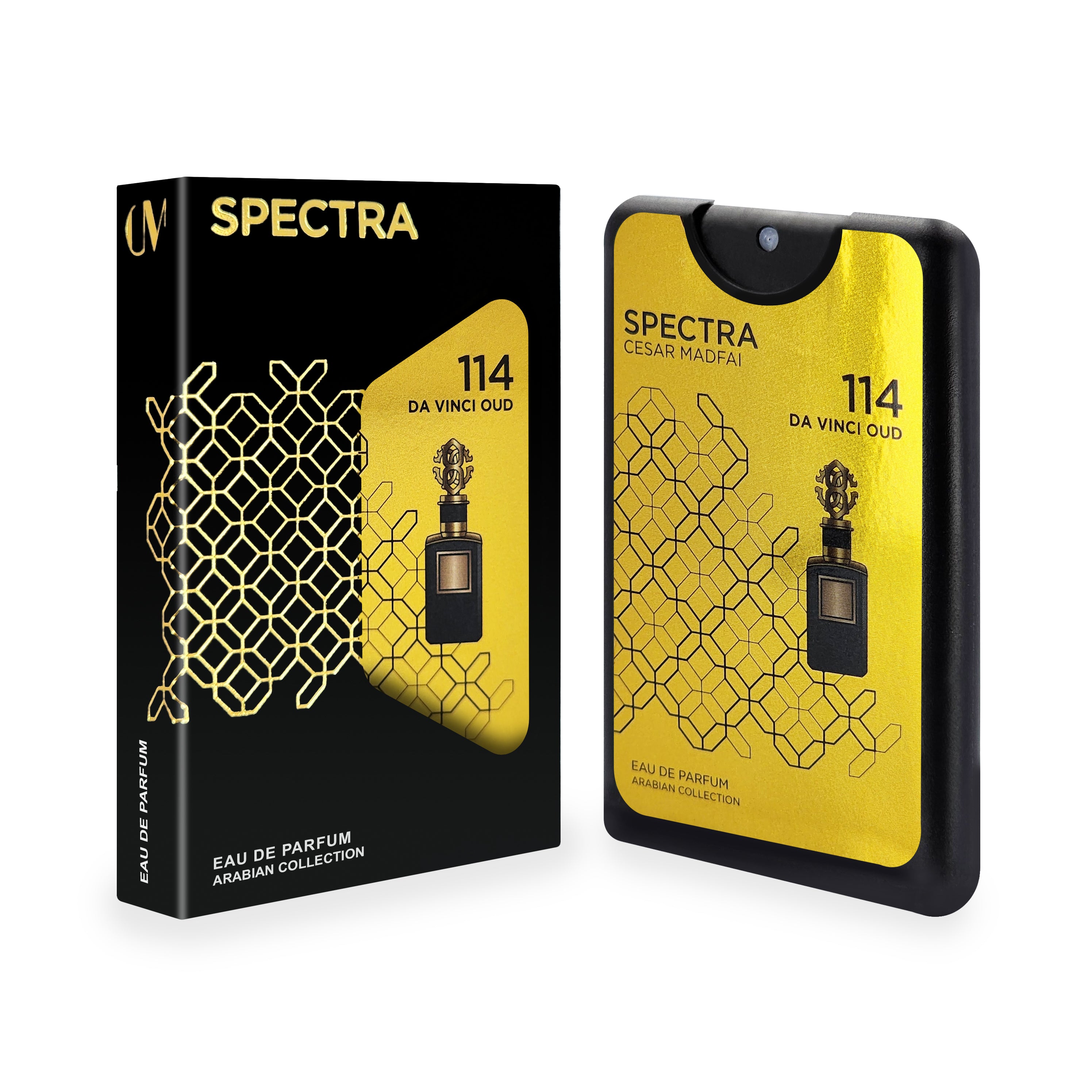 Pocket 114 Perfume 18ml with box - inspired by Roberto Cavalli Oud Divine
