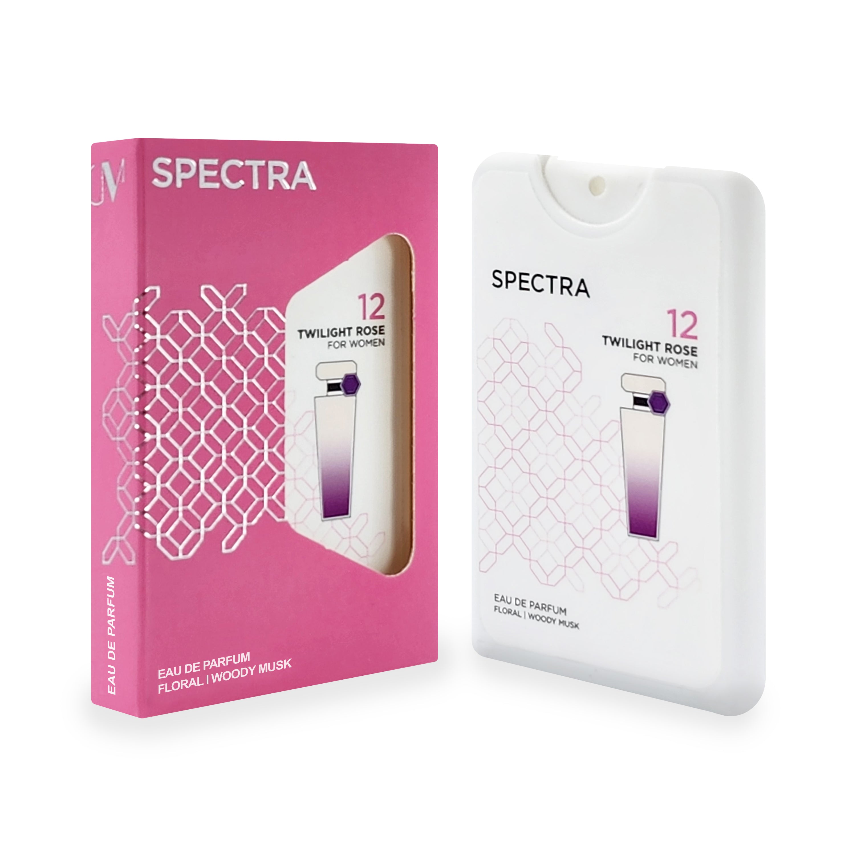 Pocket 12 Perfume 18ml with box inspired by Lancôme Trésor Midnight Rose