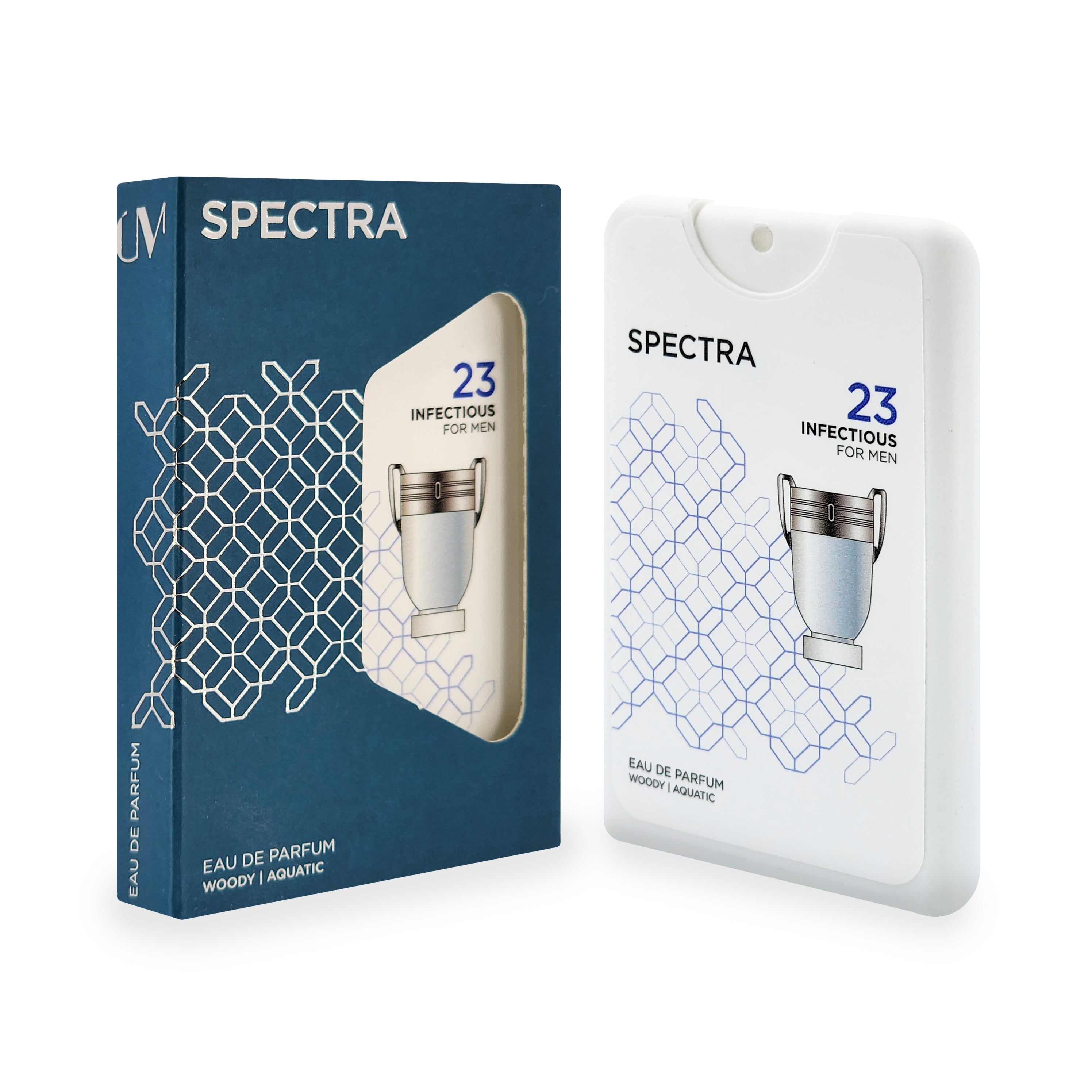 Pocket 23 Perfume 18ml with box inspired by Paco Rabanne Invictus