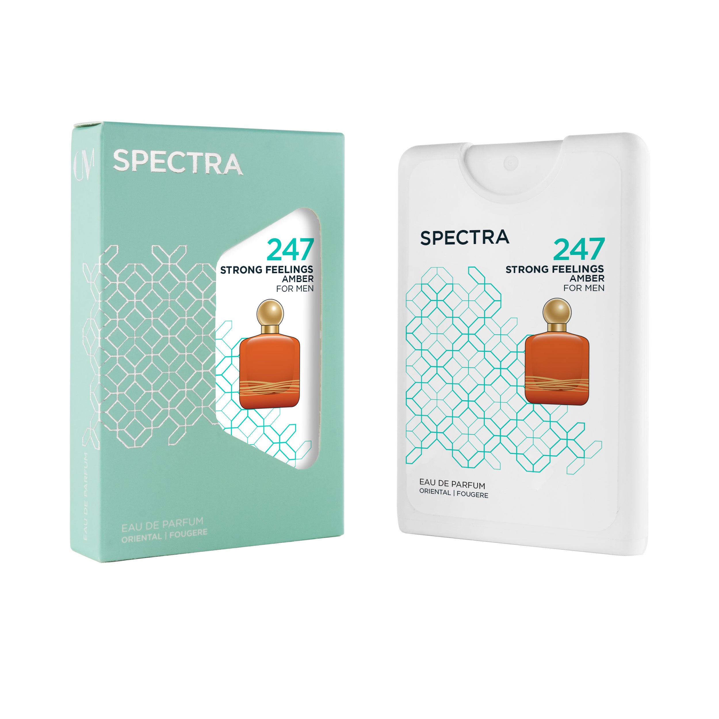Pocket 247 Perfume 18ml with box - inspired by Emporio Armani Stronger With You Amber