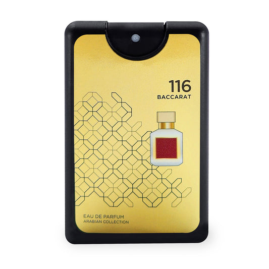 Pocket Oriental 116 Baccarat Eau De Parfum – Amber-Saffran &amp; Floral – 18ml