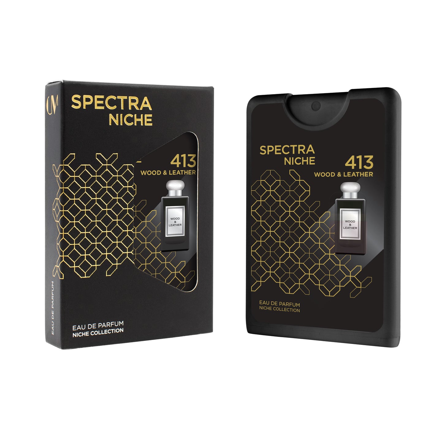 413 Wood & Leather - Niche – Eau de Parfum – Unisex – 18ml