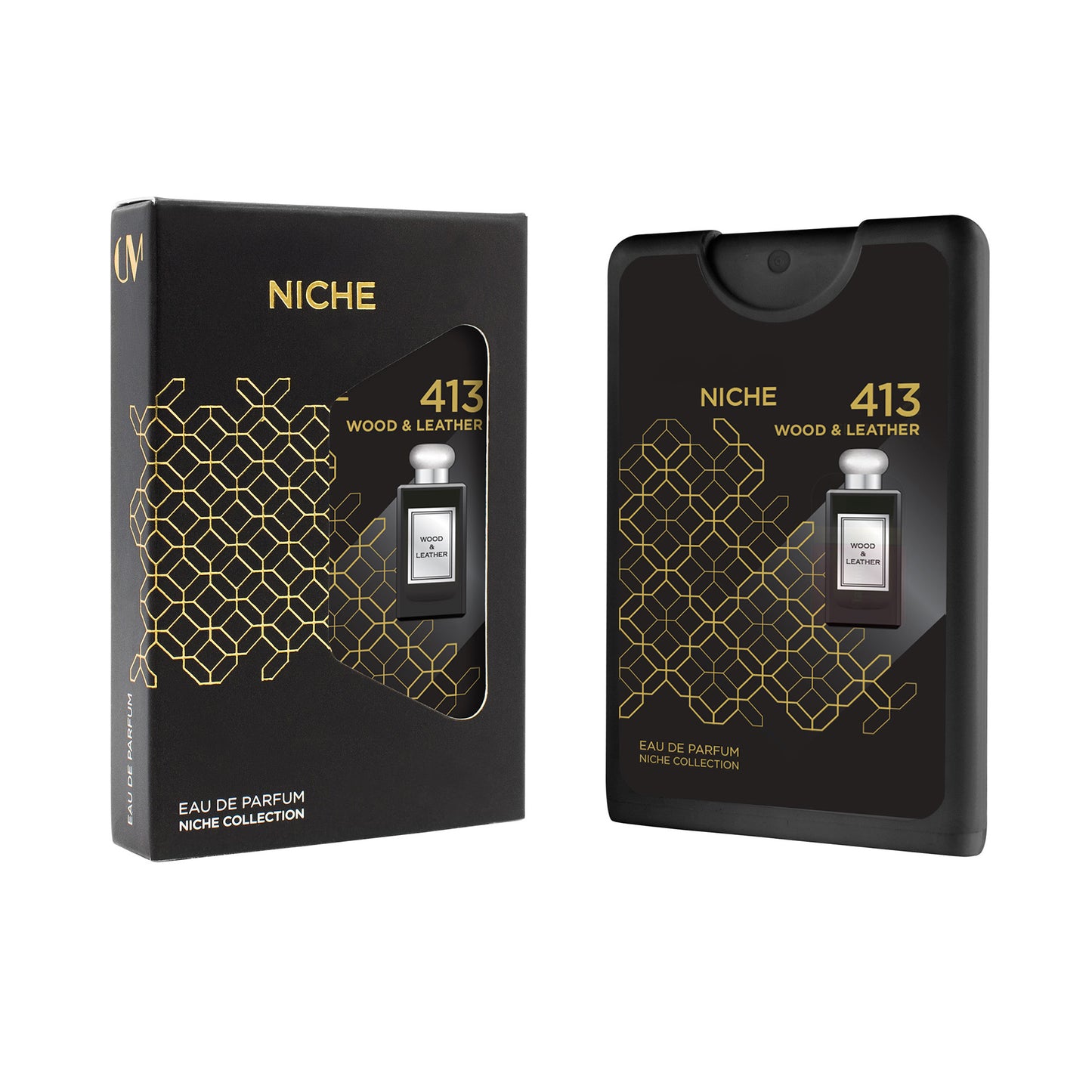 413 Wood & Leather - Niche – Eau de Parfum – Unisex – 18ml