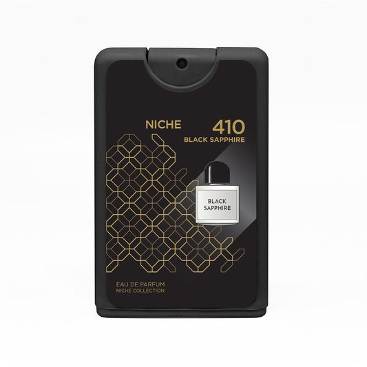 Niche 410 Perfume 18ml - inspired by Byredo Black Saffron