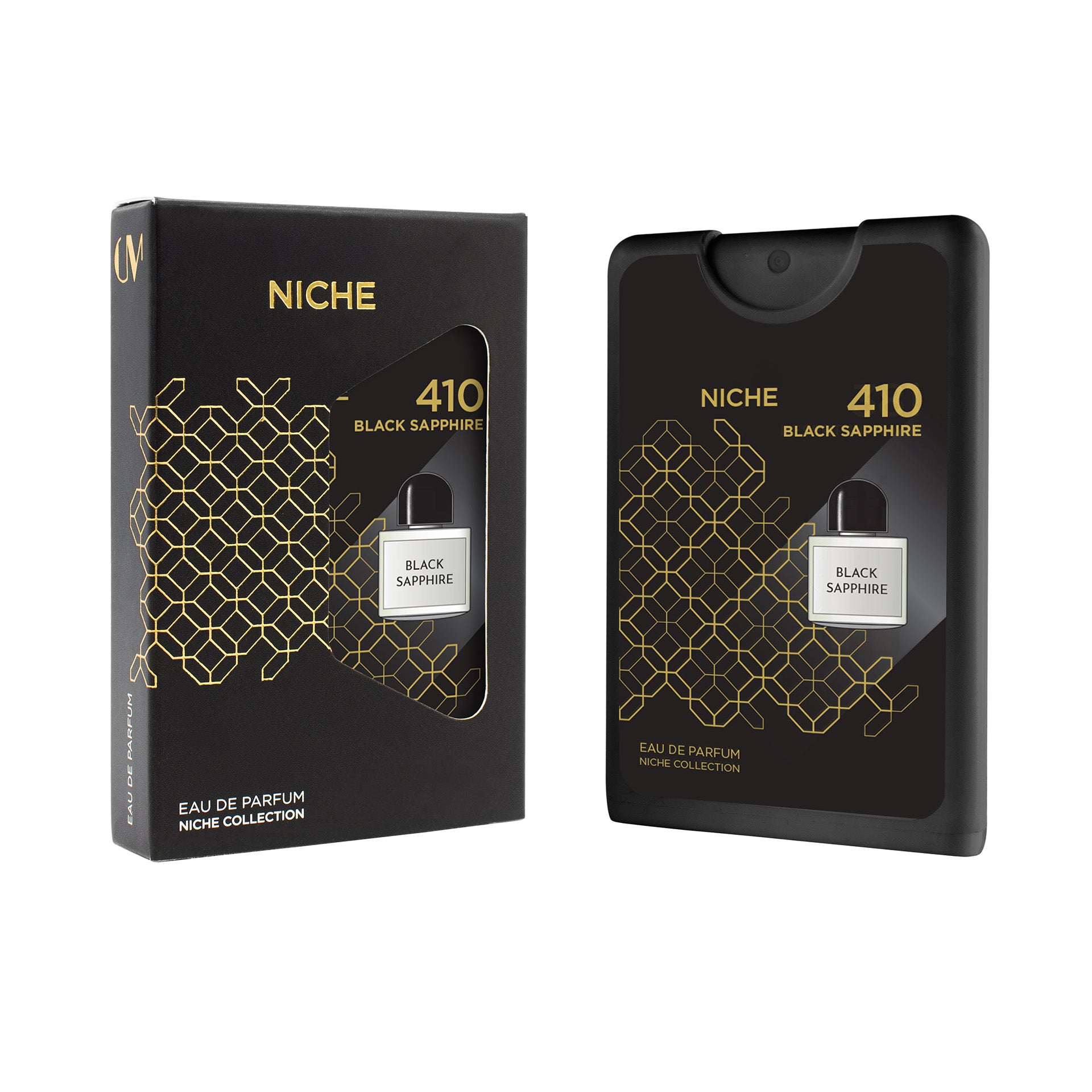 Niche 410 Perfume 18ml with box - inspired by Byredo Black Saffron