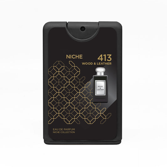 Niche 413 Perfume 18ml - inspired by Jo Malone Bronze Wood & Leather
