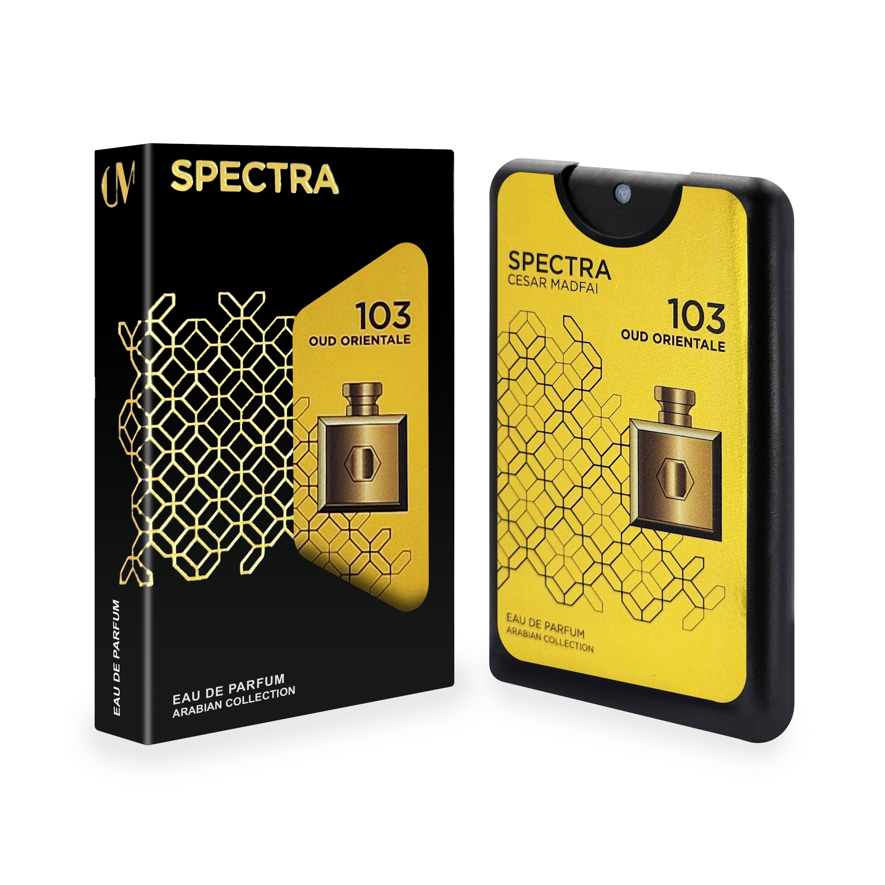 Pocket 103 Perfume 18ml with box - inspired by Versace Oud Noir