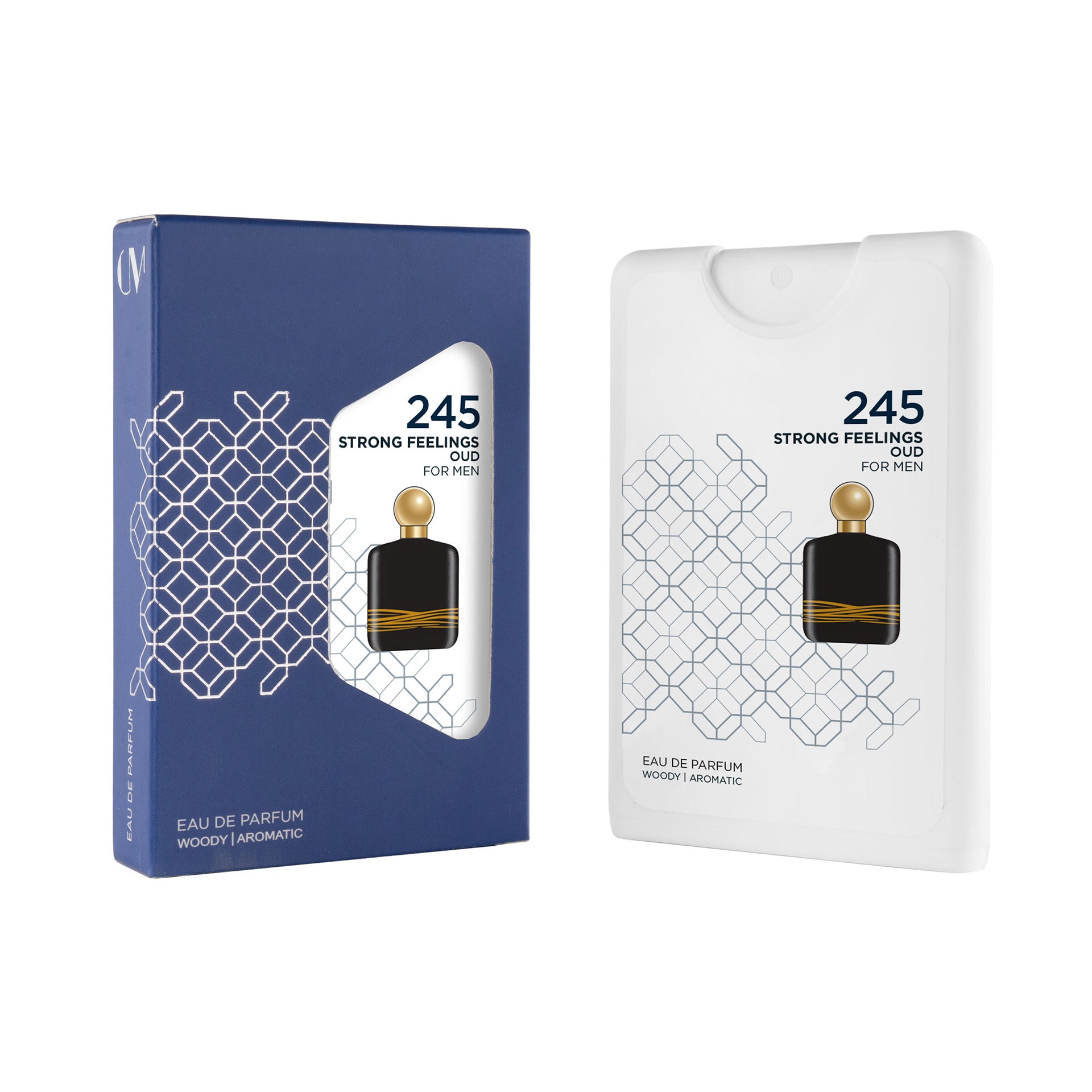 Pocket 245 Perfume 18ml with box - inspired by Emporio Armani Stronger With You Oud